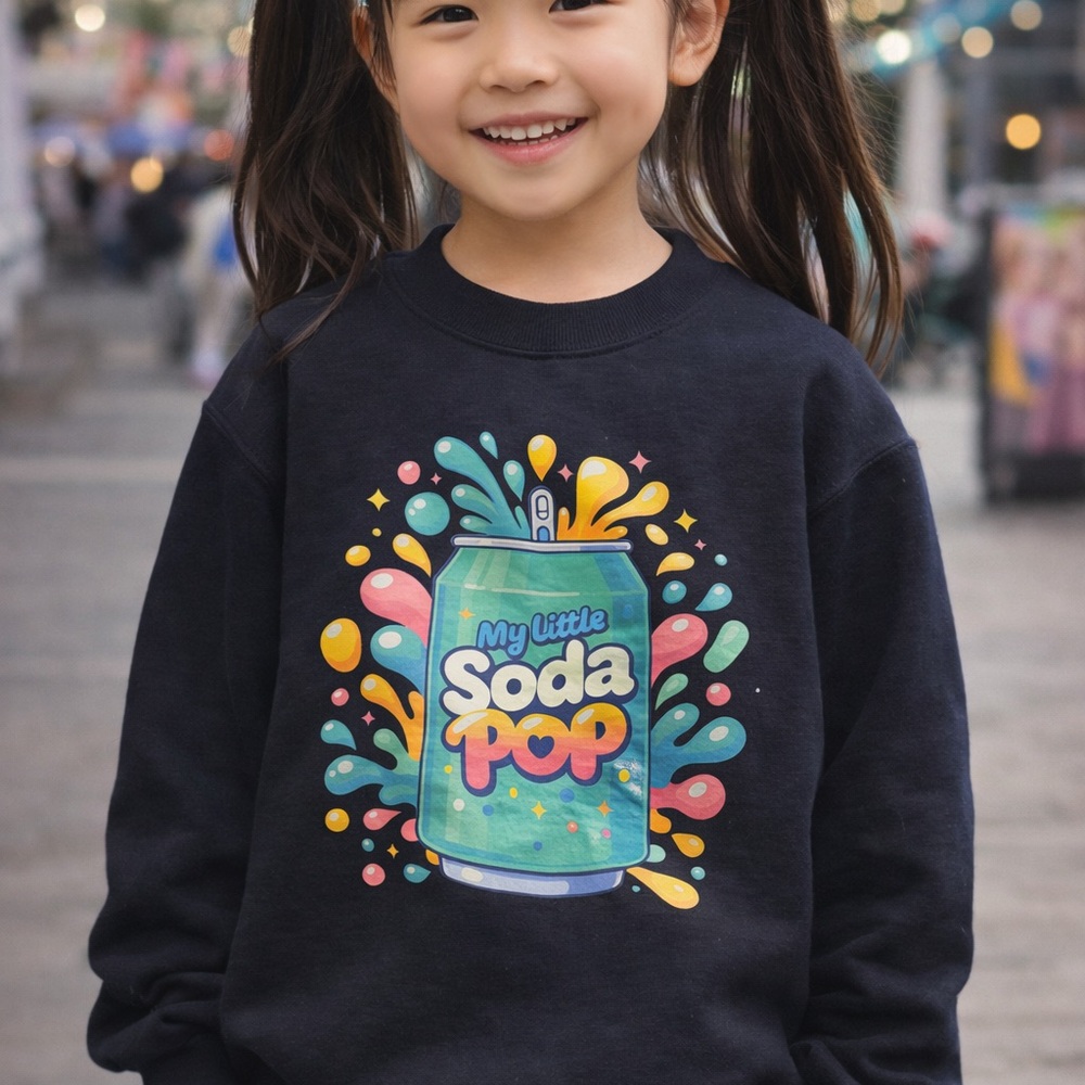 K Pop Demon Hunters Themed Sweatshirt. Girl’s Youth M. Colorful | Dopamine